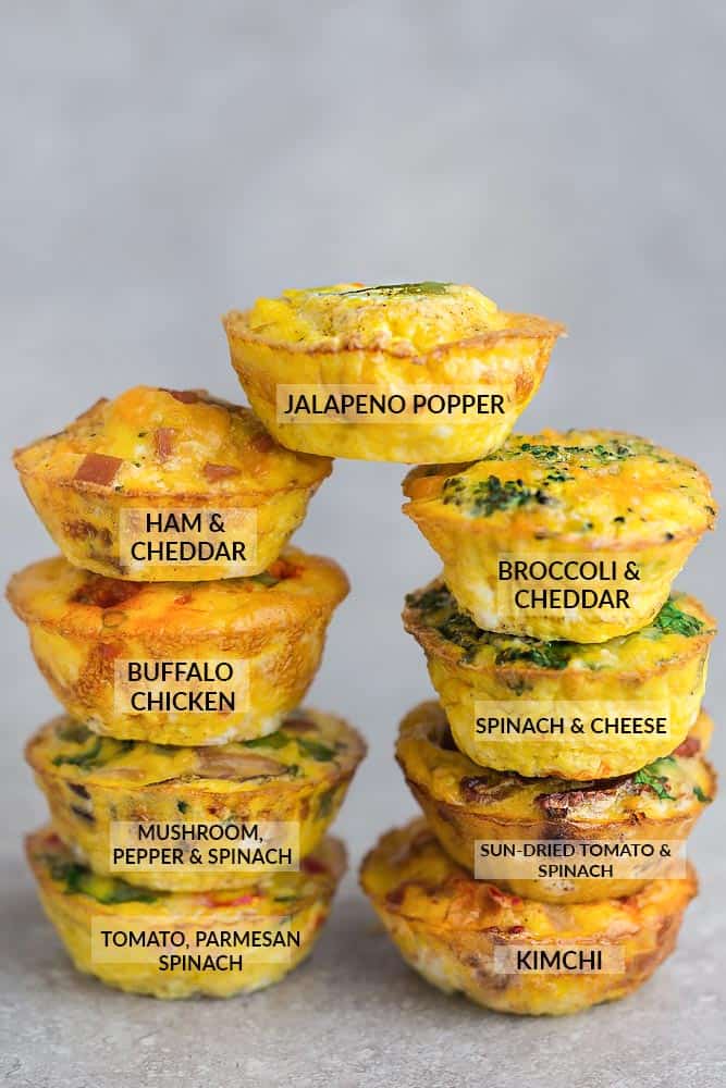 9 Low Carb Breakfast Egg Cups are packed with protein and perfect for busy mornings, weekend or holiday brunch. Best of all, so easy make-ahead breakfast for on the go.