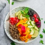 Low Carb Taco Bowls – a quick & delicious keto-friendly 30 minute lunch or dinner perfect for busy weeknights. Best of all, made with a flavorful homemade Tex-Mex seasoning with meal prep options.