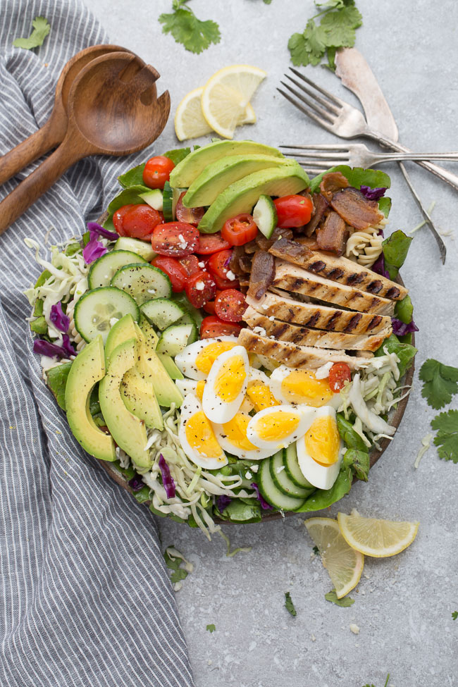 Low-Carb Chicken Cobb Salad