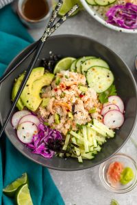 Low Carb Sushi Roll Bowls