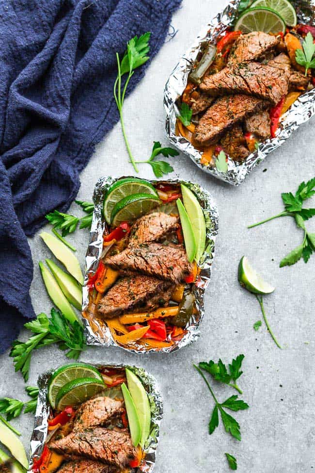 Chili Lime Steak Foil Packs - Life Made Keto