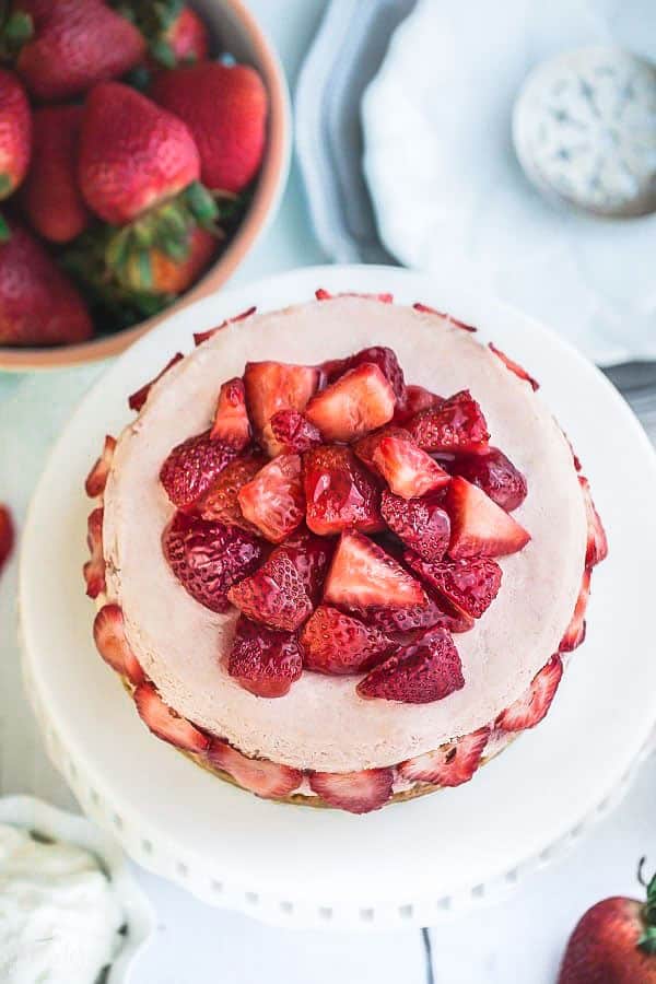 Keto-Strawberry Cheesecake-Cheesecake-recipe-photo-picture