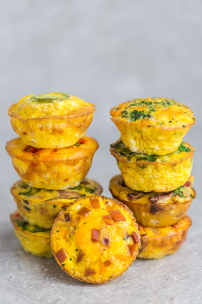 Low Carb Ham & Cheddar Egg Cups - Life Made Keto