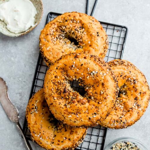 Low Carb Everything Bagels - Life Made Keto
