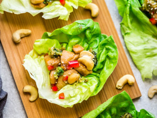 Cashew Chicken Lettuce Wraps Life Made Keto